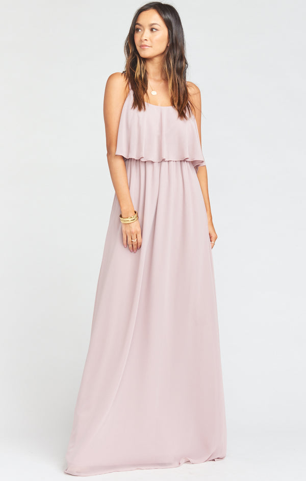 Caitlin Ruffle Maxi Dress – Show Me Your Mumu