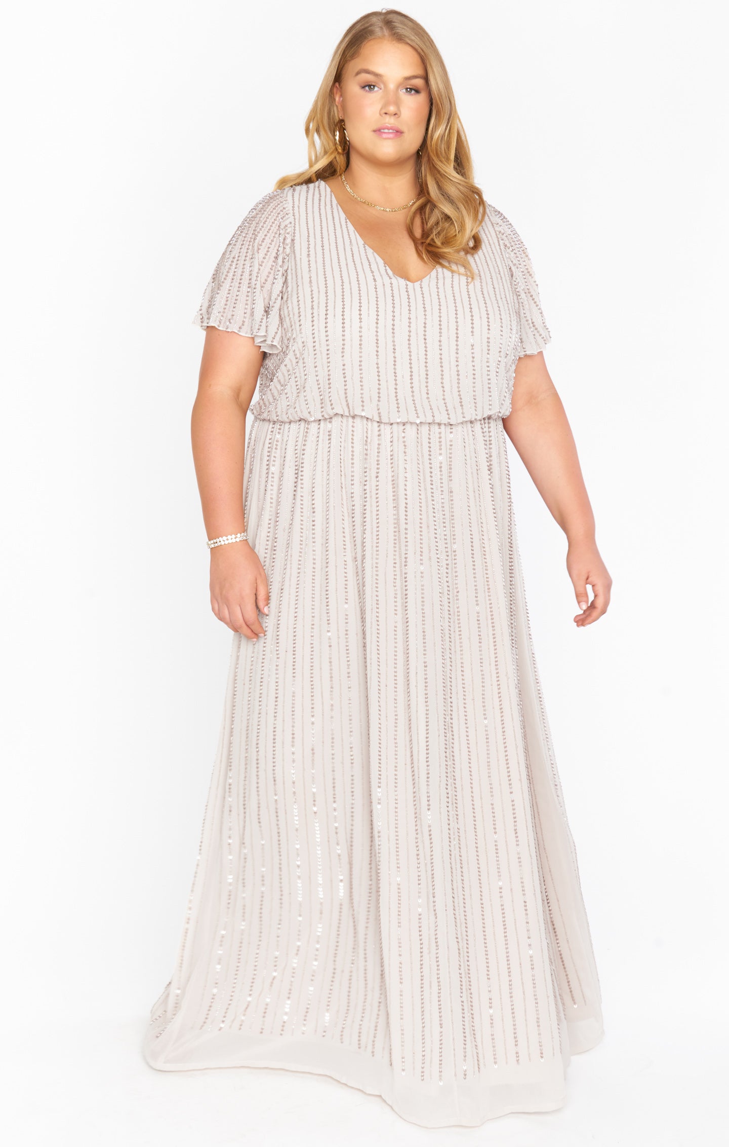 Show Me Your MuMu Michelle Flutter Maxi Dress purchases