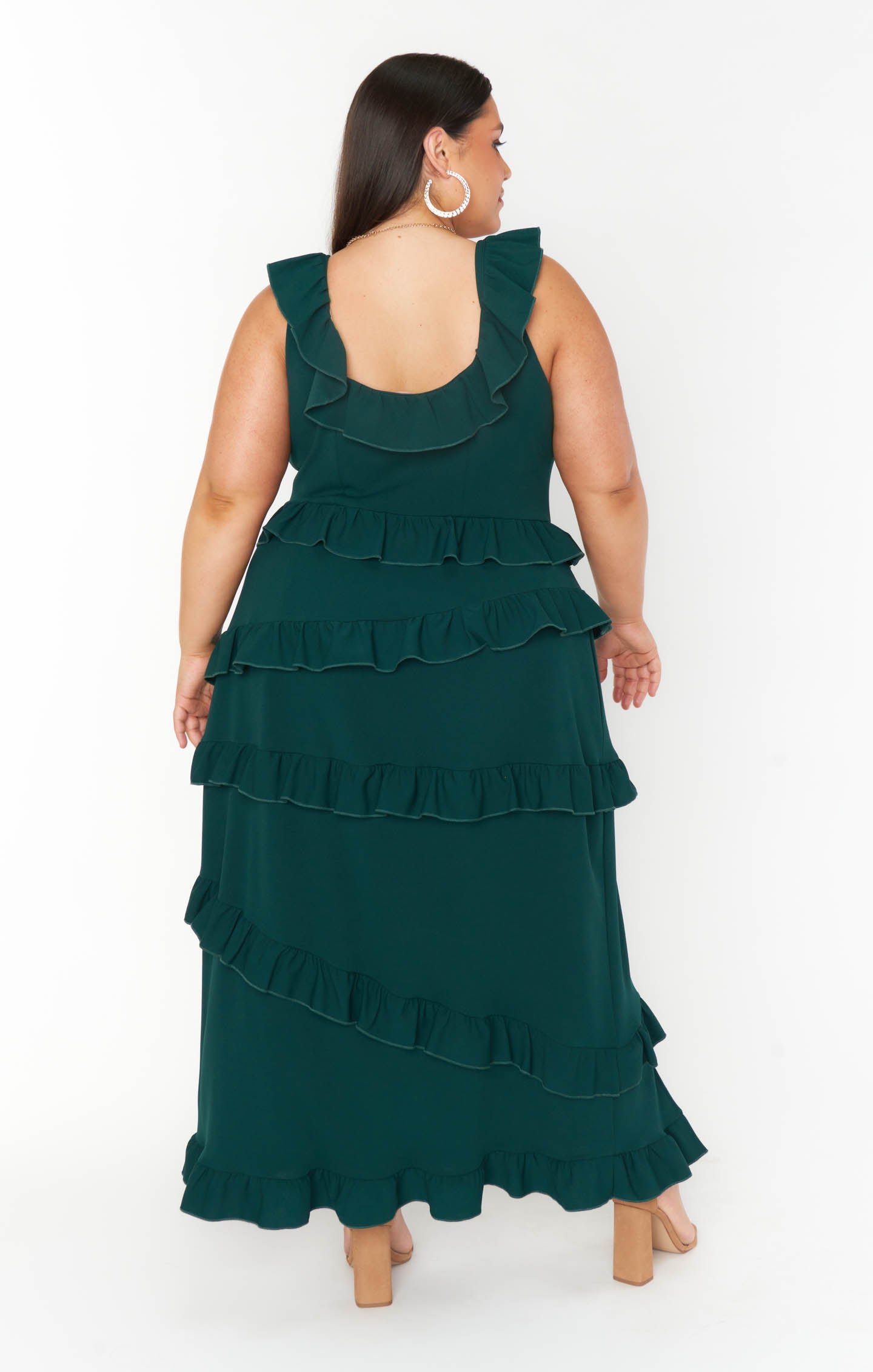 Greta Dress ~ Emerald Stretch – Show Me Your Mumu