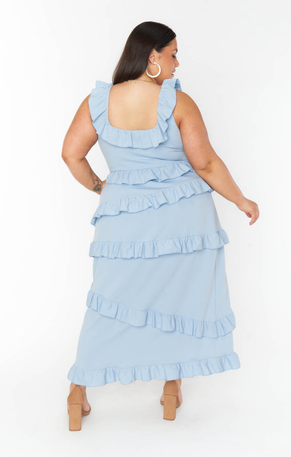 New Greto Dress 116 Cream Blue
