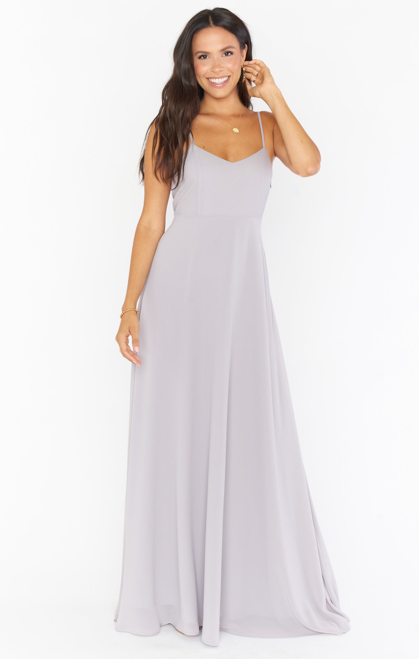 Heather Gray Maxi Dress