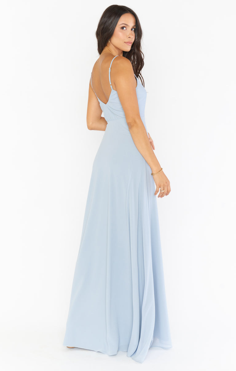 formal light blue maxi dress Lissandra Blue Formal Maxi Dress - US 4 main image 0