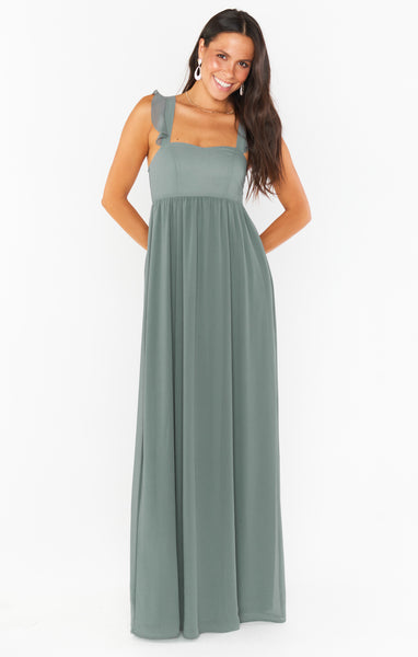 Hacienda maxi dress hot sale silver sage crisp