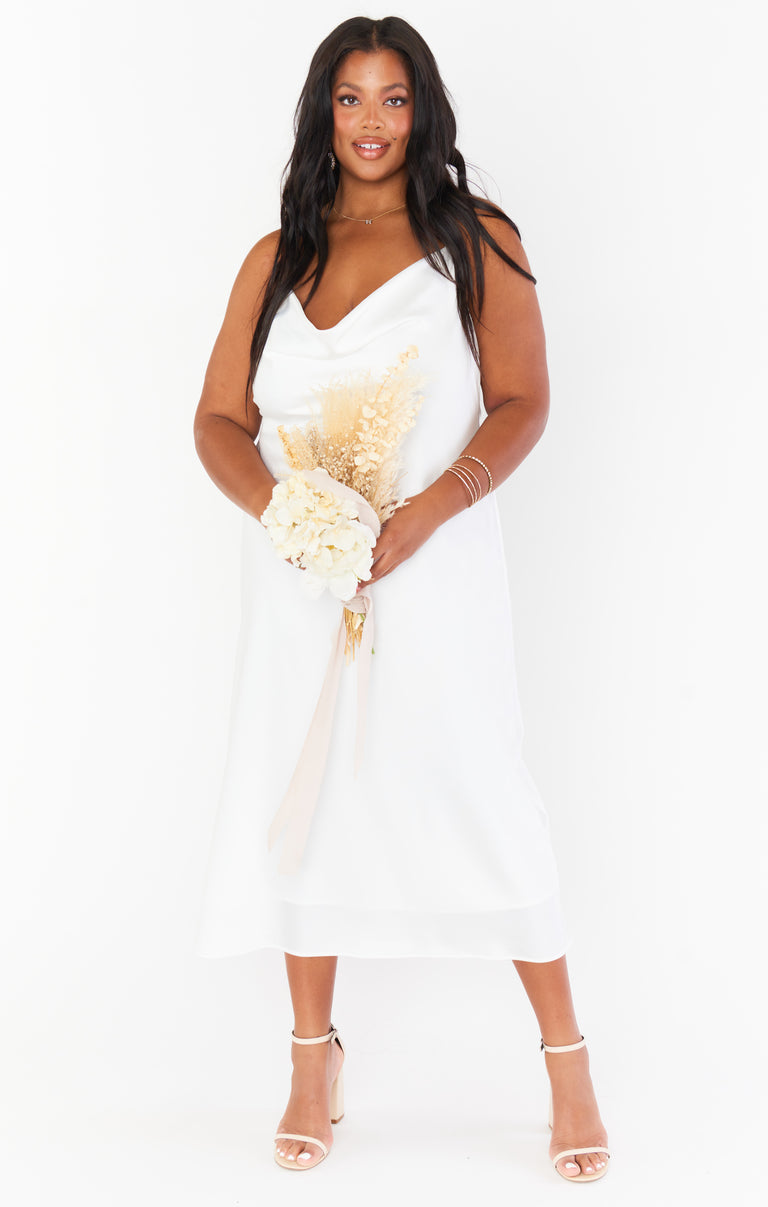 verona cowl dress champagne luxe satin Verona Cowl Dress ~ Champagne Luxe Satin XXL