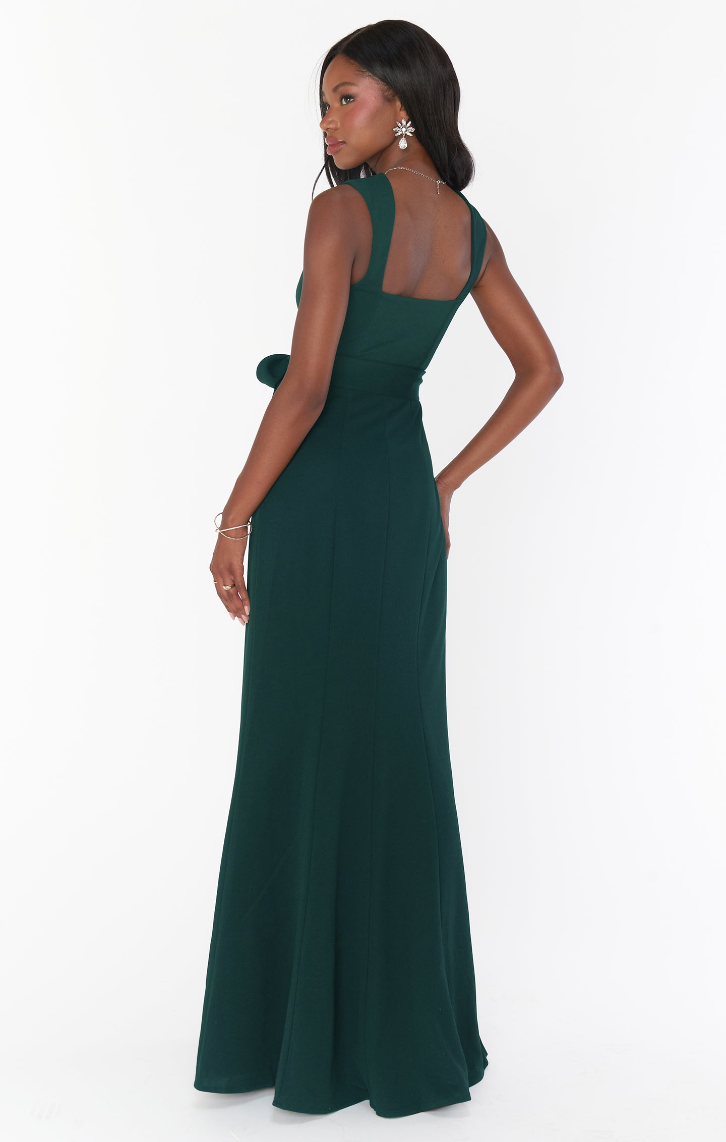 Paris Gown, in Emerald Stretch, Size: Xs | Show Me Your Mumu