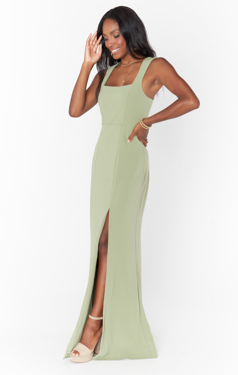 moss green formal dress Charlene Corset Special Order Dress – LANGsura