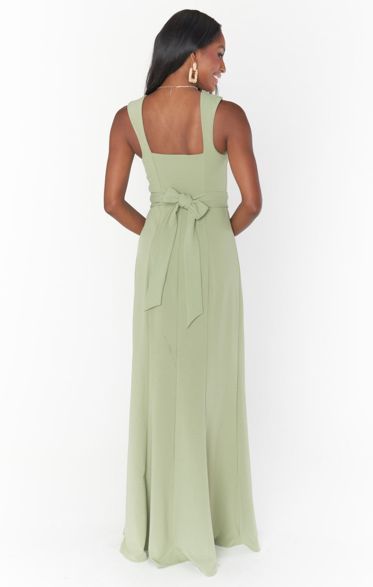 slim fit dress slacks Paris Gown ~ Moss Green Stretch XXL