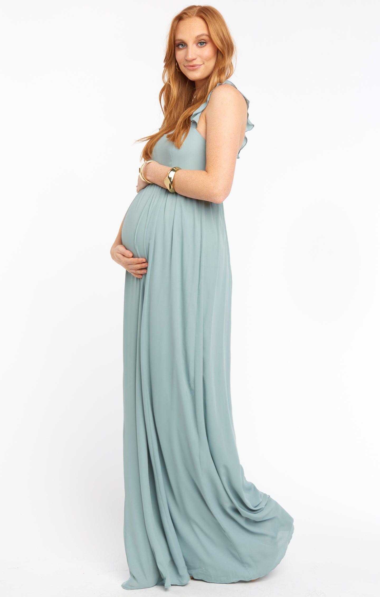 Hacienda maxi dress outlet silver sage crisp