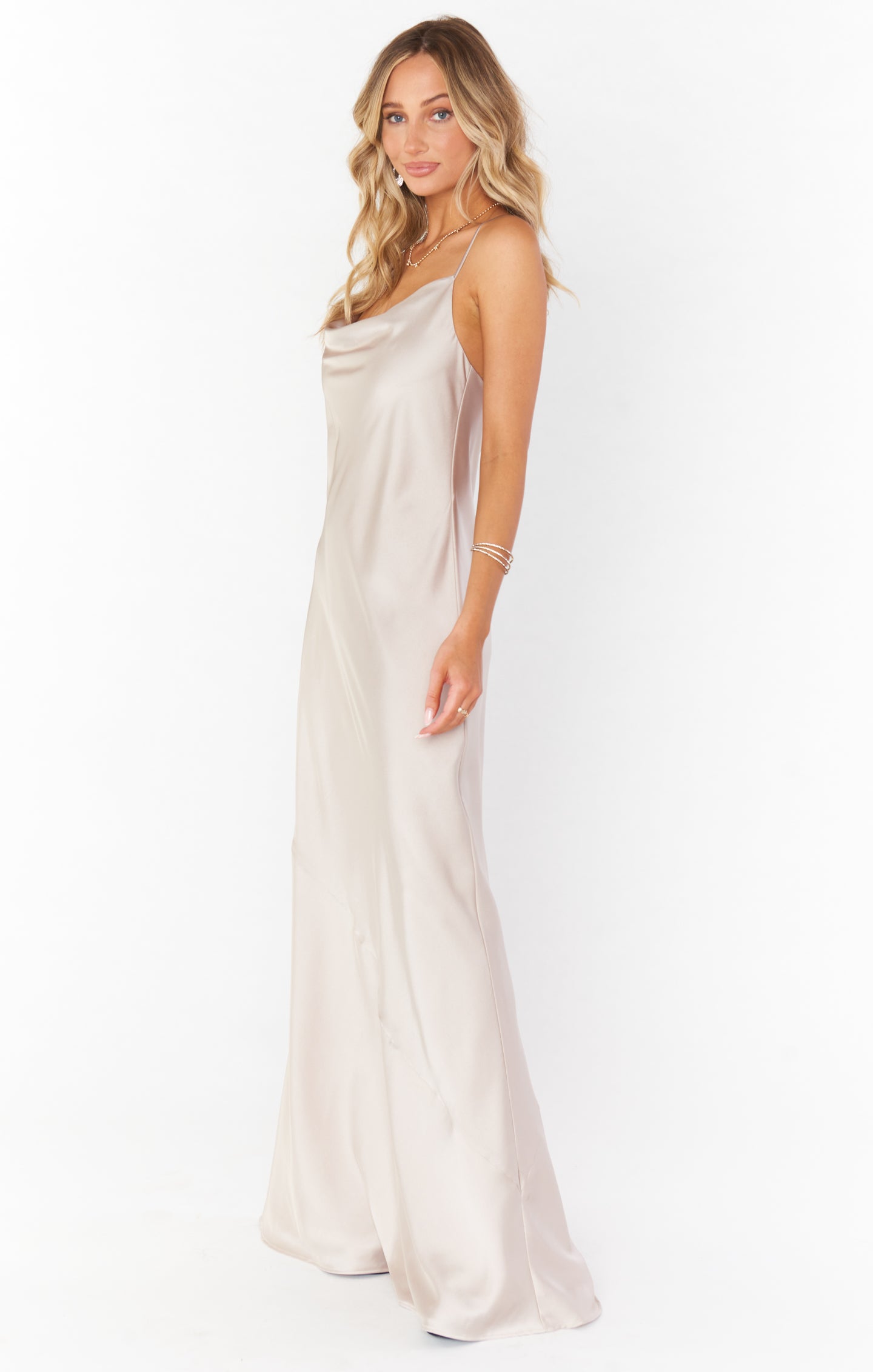 Tuscany Maxi Slip Dress ~ Show Me The Ring Luxe Satin – Show Me Your Mumu