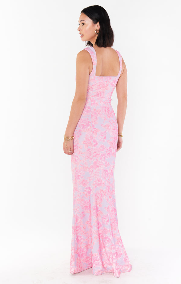 Paris Gown ~ Blushing Floral Stretch – Show Me Your Mumu