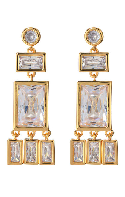 LUV AJ Baguette Shaker Statement Studs ~ Gold Plated – Show Me Your Mumu LUV AJ Baguette Shaker Statement Studs ~ Gold Plated – Show Me Your Mumu