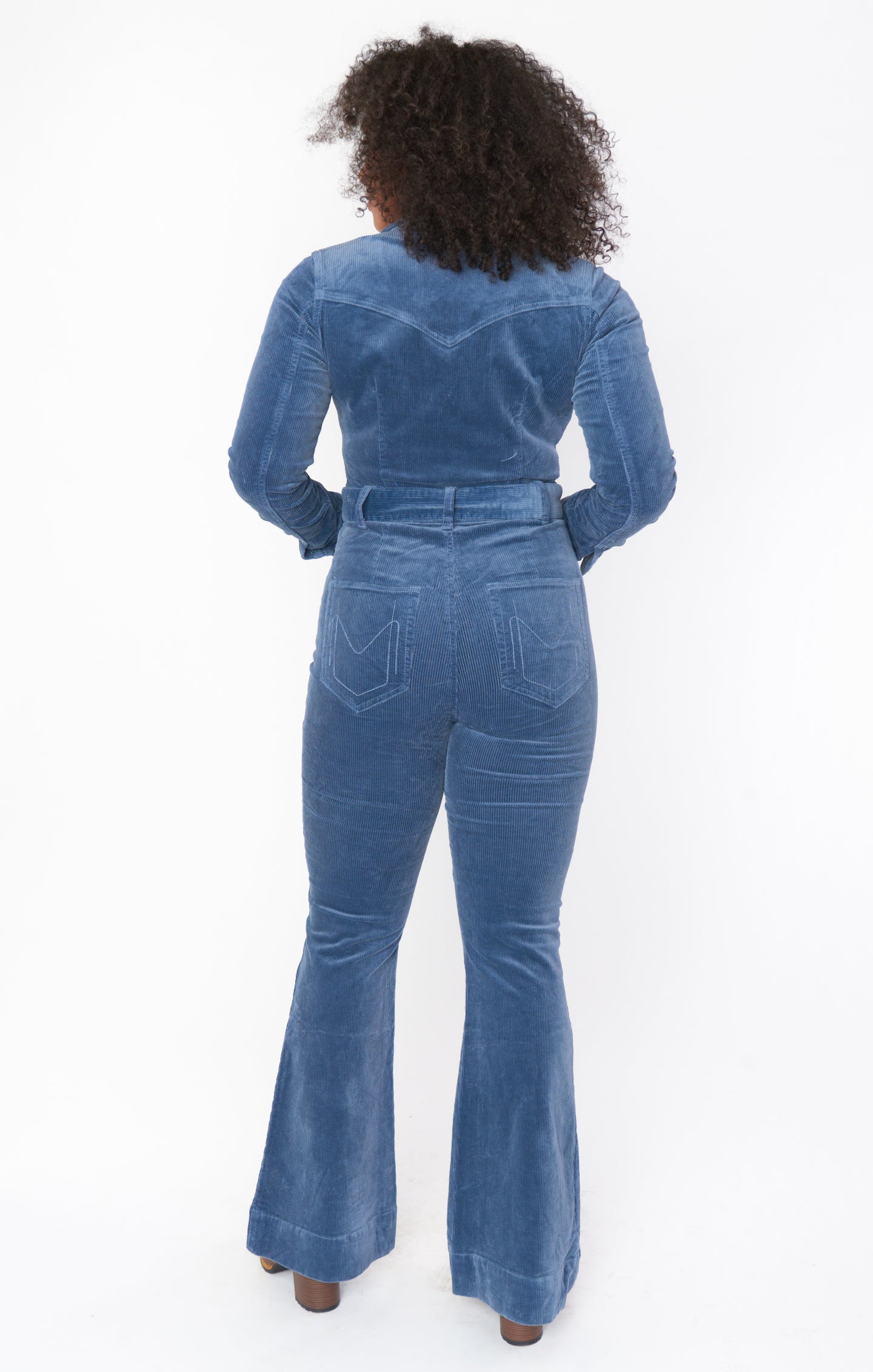 Lena corduroy jumpsuit - Navy –