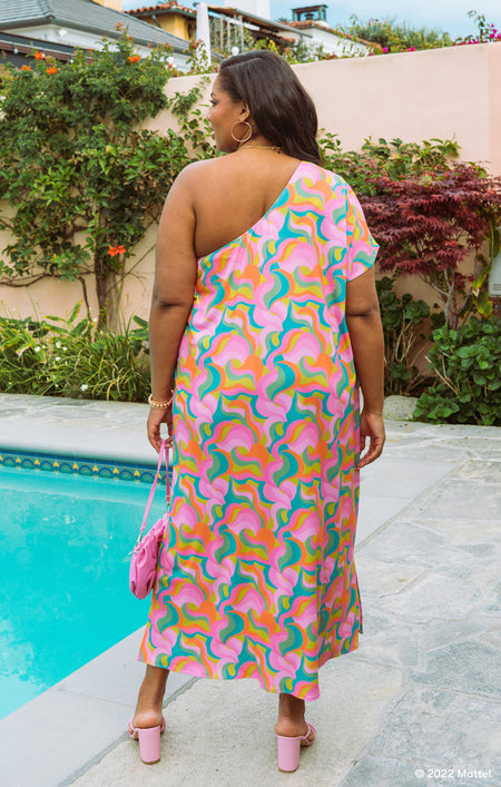 Christie Maxi Dress ~ Barbie™ Party Wave – Show Me Your Mumu