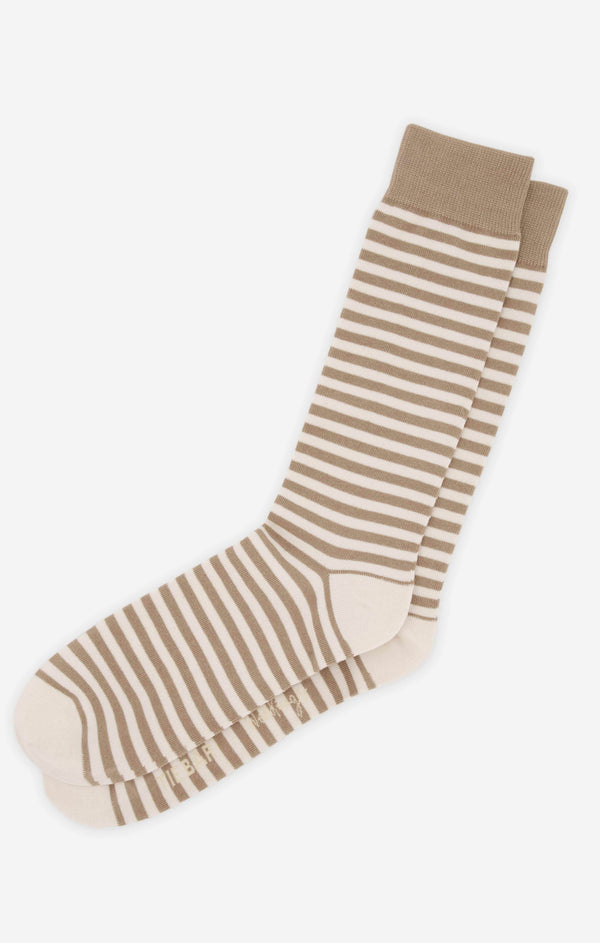 Owen Sock ~ Soft Beige and Dune Stripe – Show Me Your Mumu