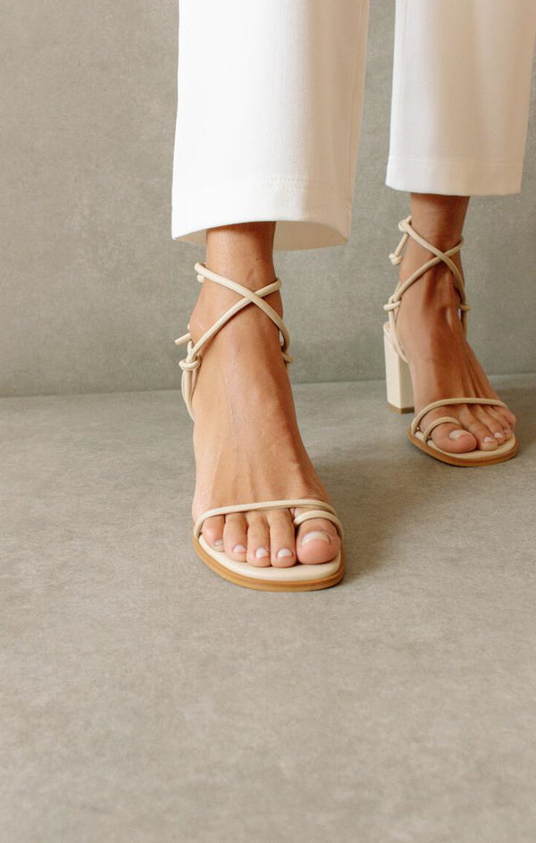 Alohas Grace Wrap Up Heel ~ Corn Ivory – Show Me Your Mumu