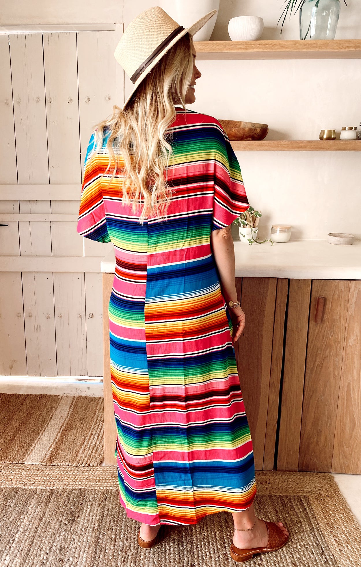 Serape maxi outlet dress