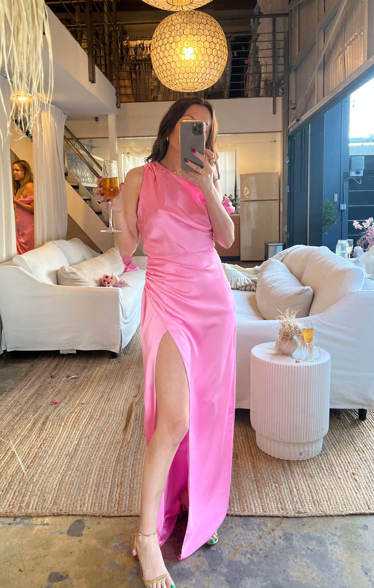 Show Me Your Mumu Jodie Dress in Pink - Size M