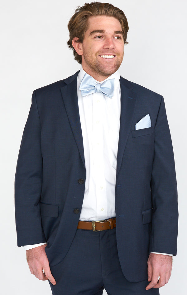 Josh Bow Tie ~ Steel Blue Solid – Show Me Your Mumu