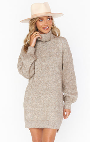 Chester Sweater Dress ~ Oatmeal Knit – Show Me Your Mumu