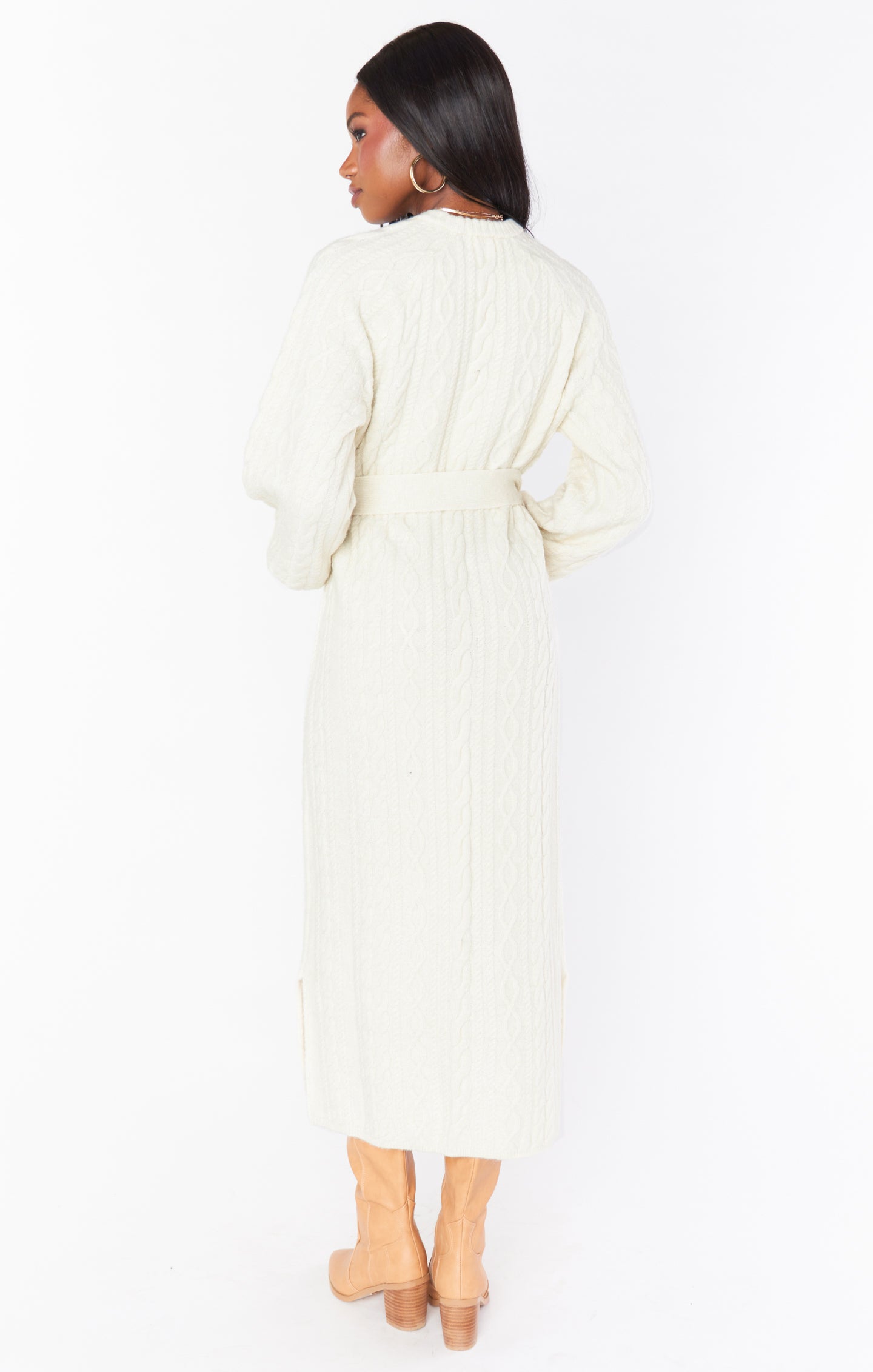 Barb Sweater Dress ~ Chunky Cable Knit – Show Me Your Mumu