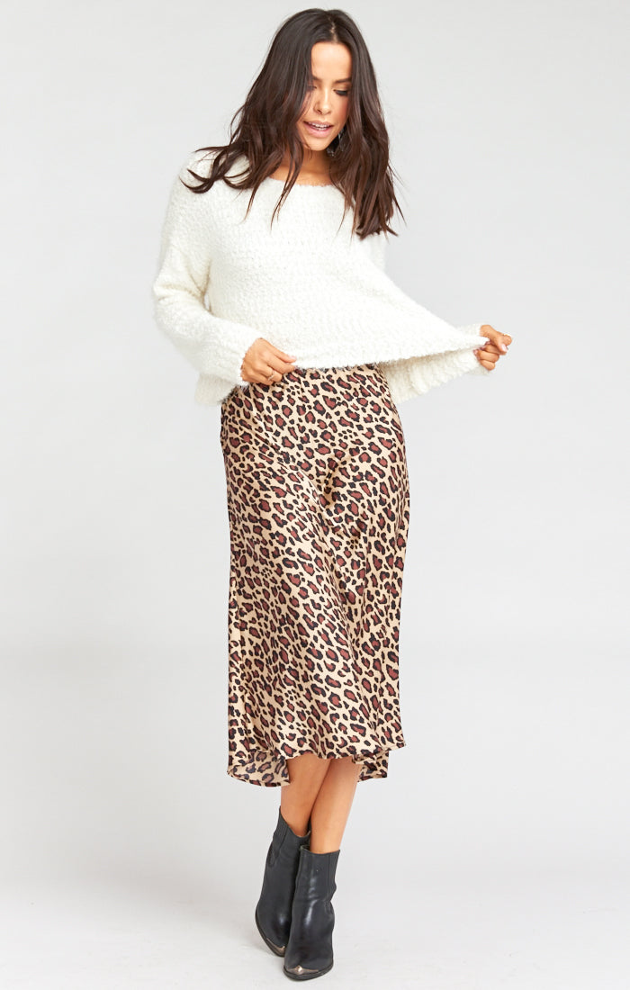 Cheetah midi outlet skirt youth