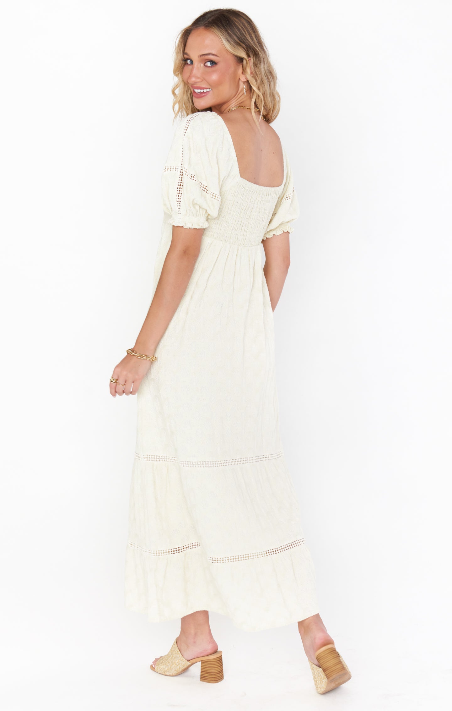 Zen Midi Dress Midsummer Ivory Show Me Your Mumu