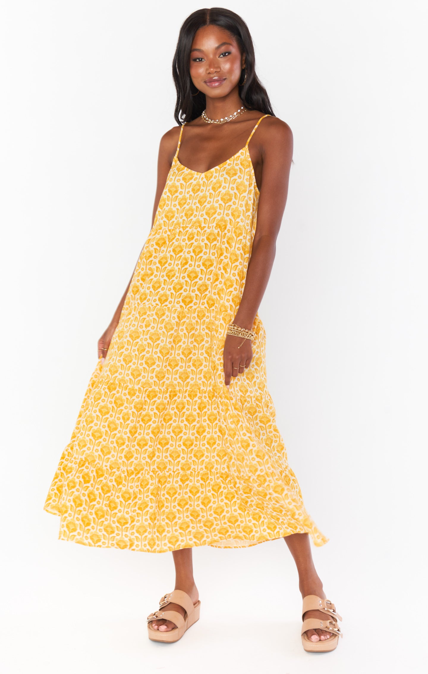 Caroline Maxi Dress ~ White Gauze – Show Me Your Mumu