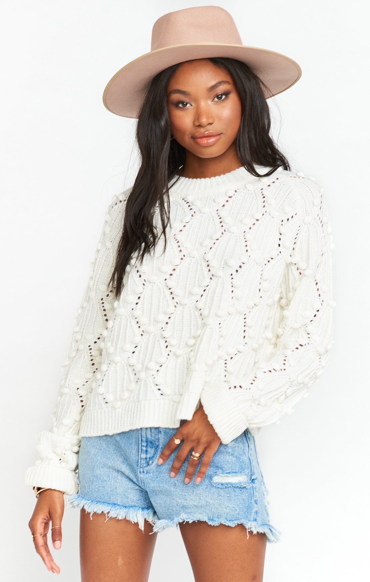 Show Me Your Mumu Ivory Sausalito store Sweater