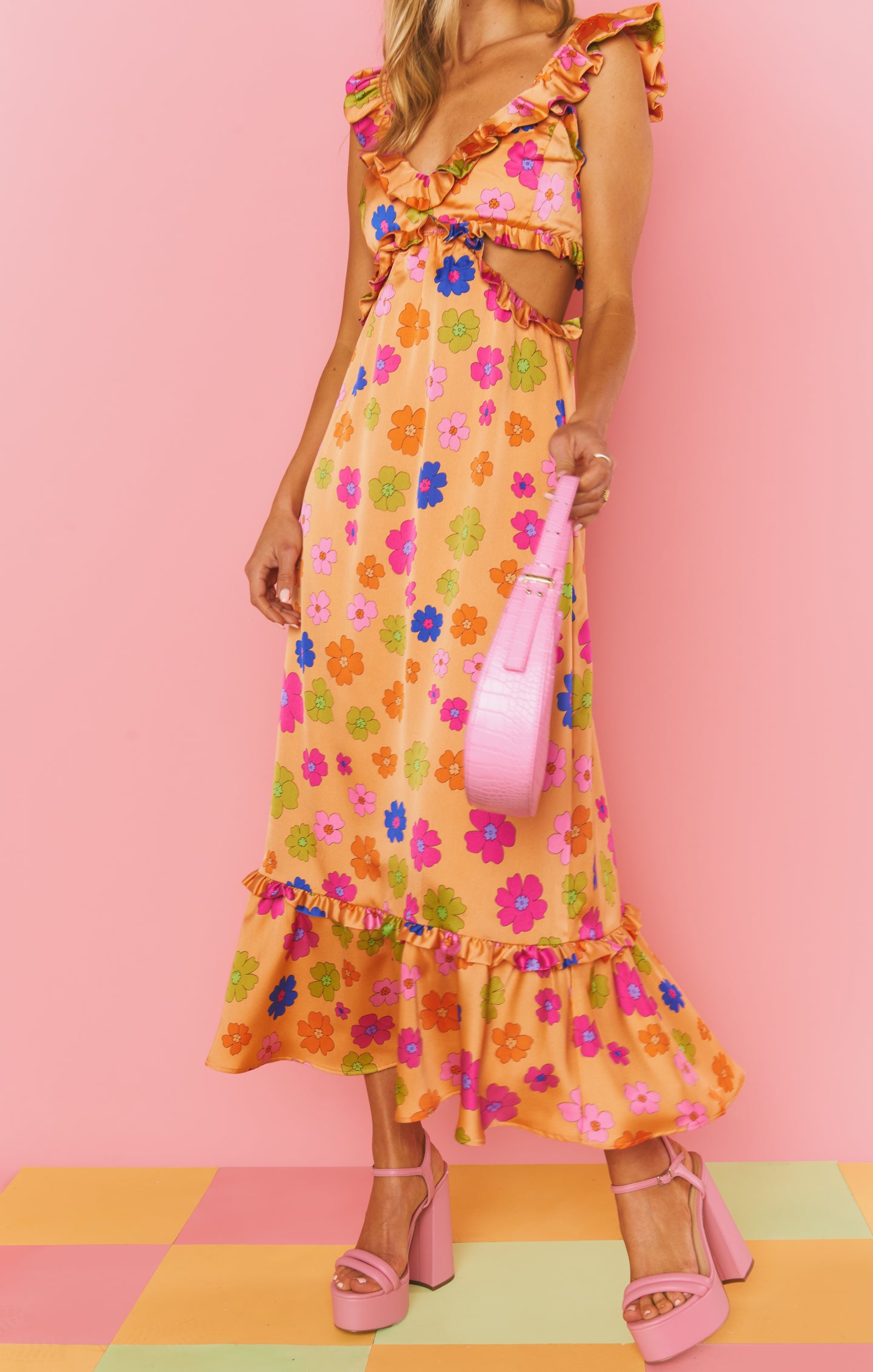 Lane Midi Dress ~ Poppin Poppy Show Me Your Mumu Lane Midi Dress ~ Poppin Poppy Show Me Your Mumu