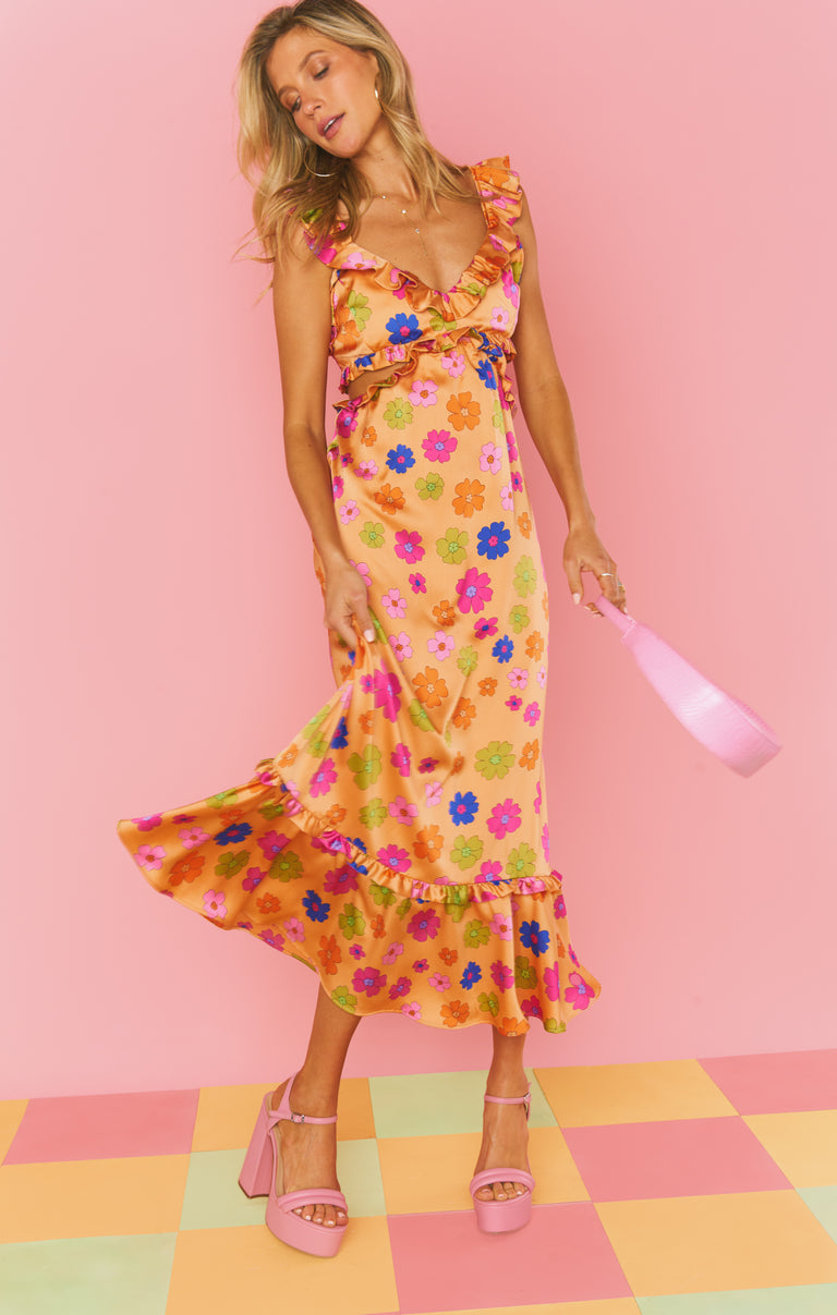 show me your mumu midi dress Lane ~ Poppin Poppy – This tie strap white Long Dresses With Sleeves For Prom Sherri Hill Halter Lace Size:3X Gray