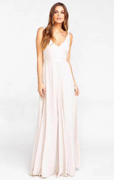 Jenn maxi dress dusty blush crisp hotsell