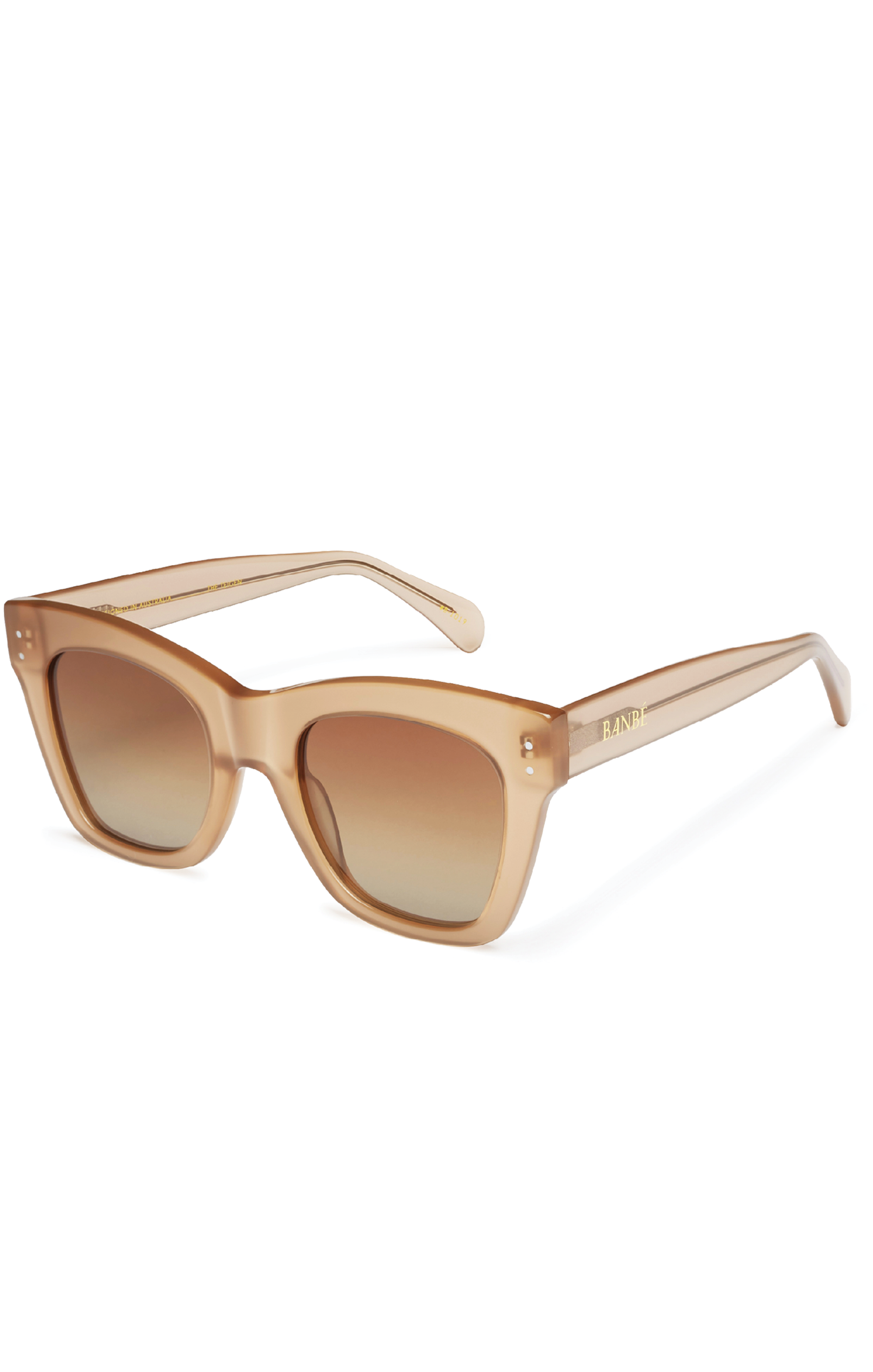 Banbè Eyewear The Teigen Sunglasses ~ Amber Fade