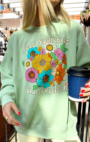 Stanley Sweatshirt ~ Flower Market Graphic – Show Me Your Mumu