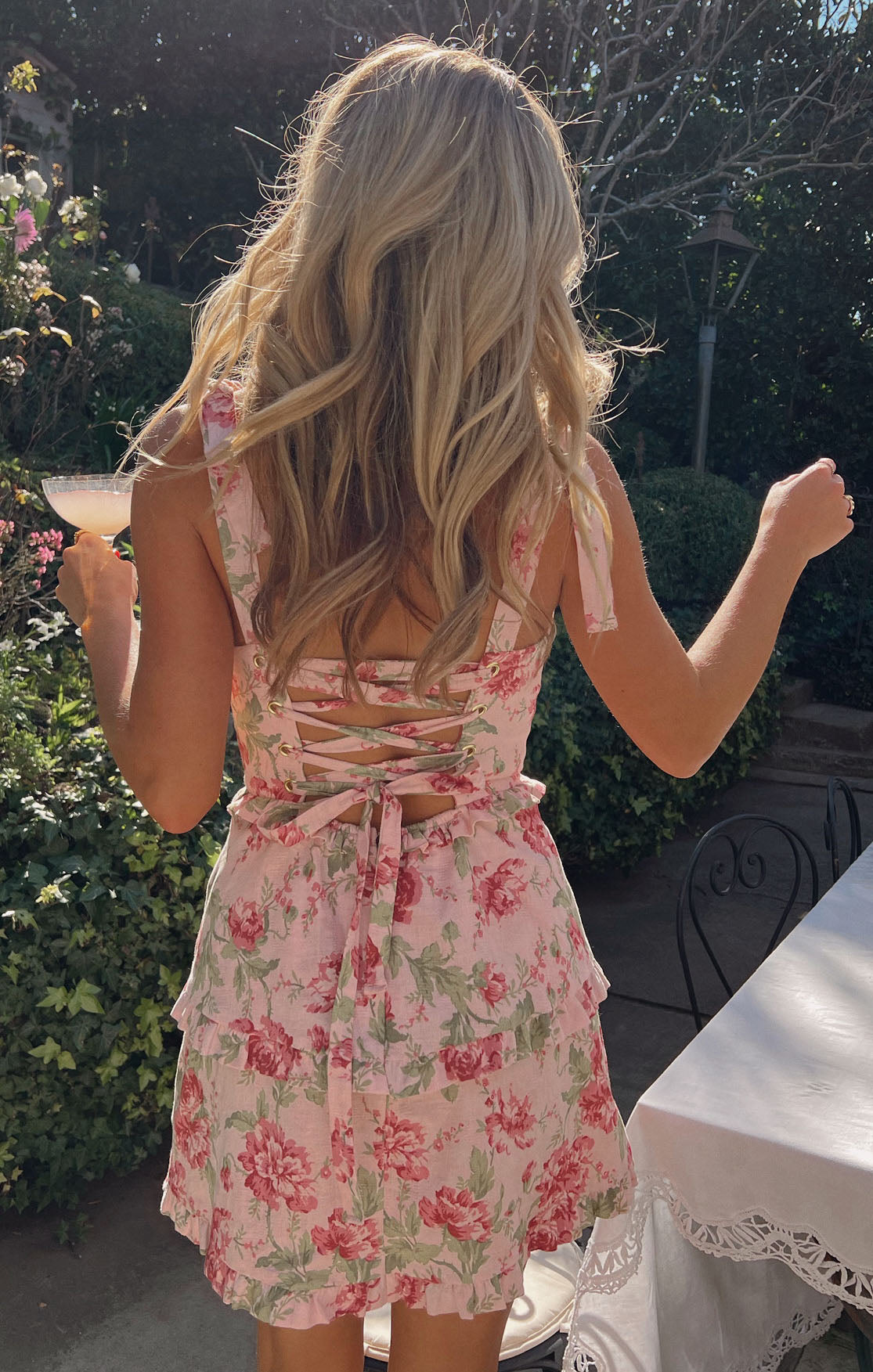 Lady Corset Mini Dress ~ Garden Romantic  Show Me Your Mumu