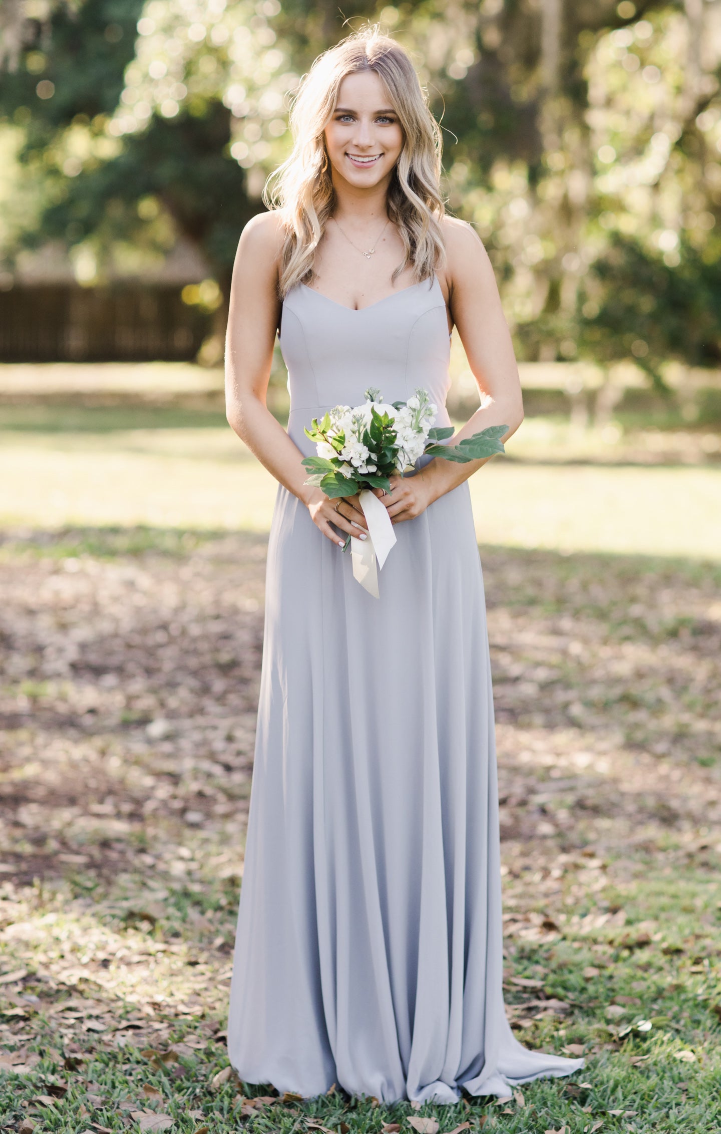 Godshaw Goddess Gown ~ Dove Grey Chiffon – Show Me Your Mumu
