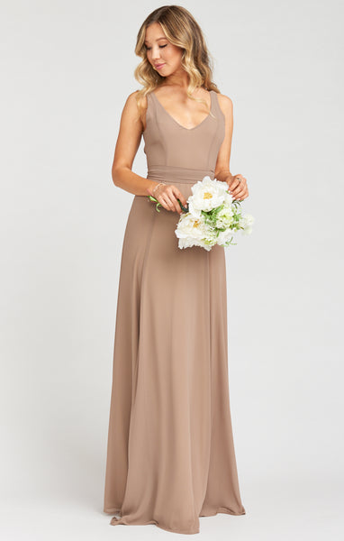 The Bridal Bra™ Infinity Dress  Burgundy maxi dress, Taupe maxi
