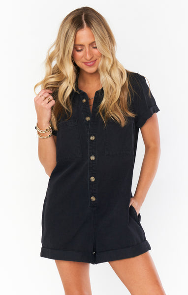 Range Romper ~ Washed Black – Show Me Your Mumu