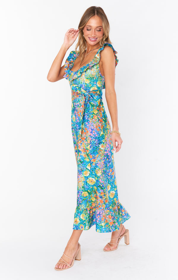 Orange Alexis Midi Dress main image 0