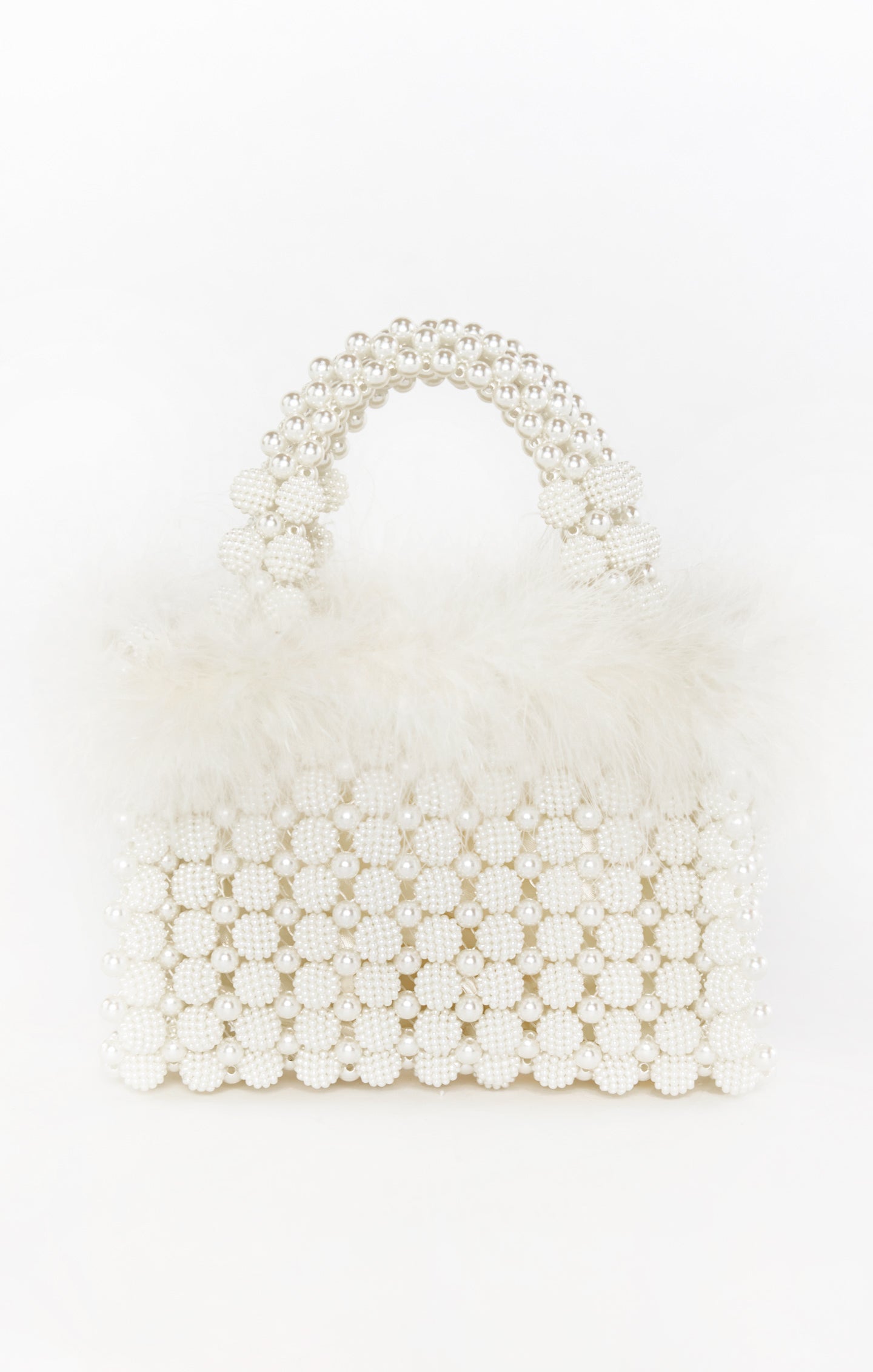Ivory beaded bag shop