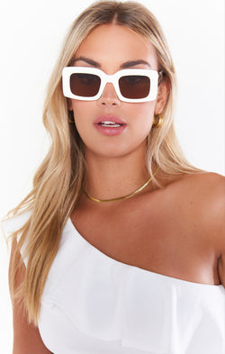 Banbè Eyewear The Kendall Sunglasses ~ Ivory & Blonde Tort