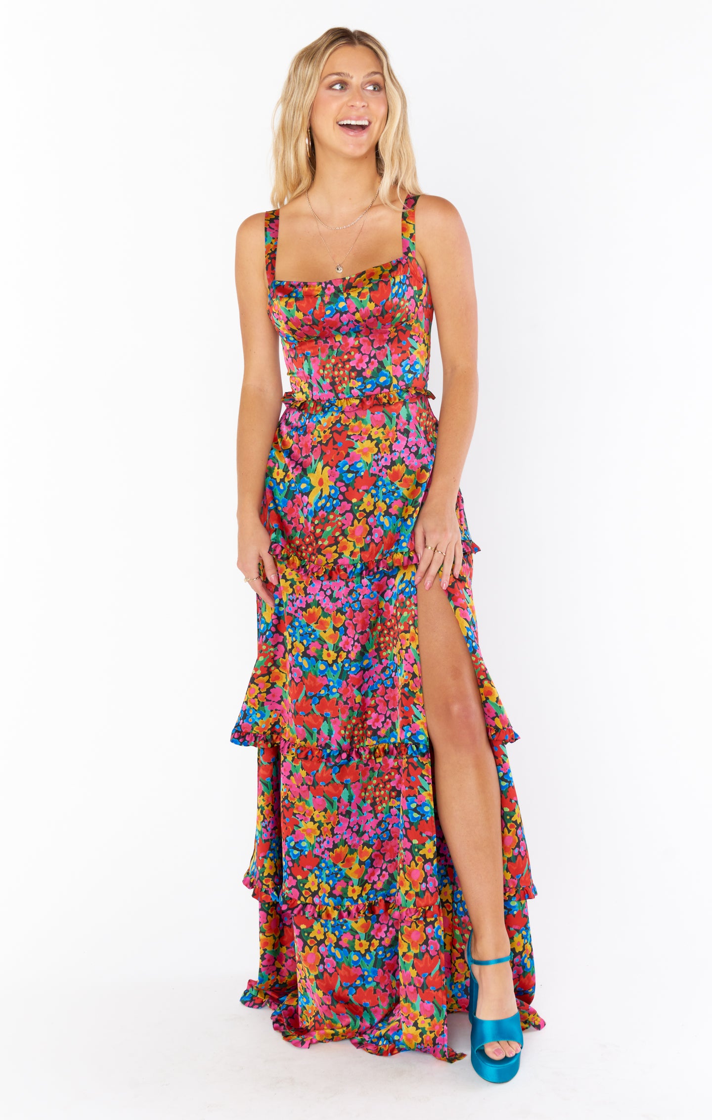 Lady Corset Dress Garden Glow Luxe – Show Me Your Mumu