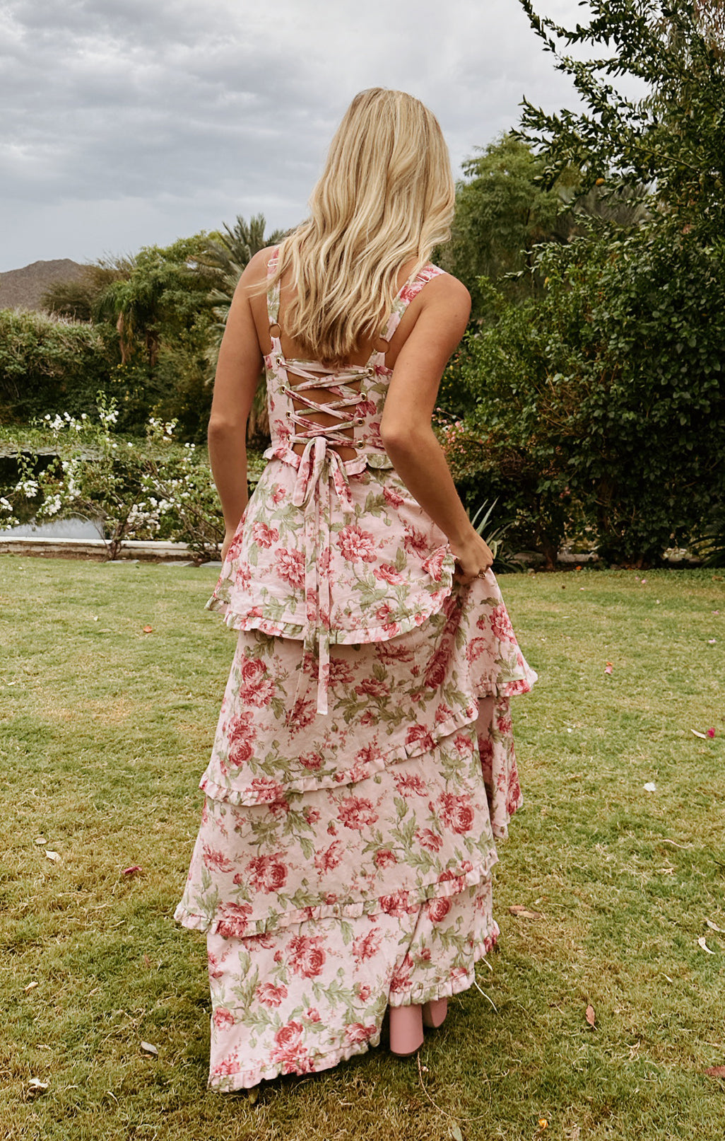 Lady Corset Dress, in Garden Romantic, Size: 3X | Show Me Your Mumu