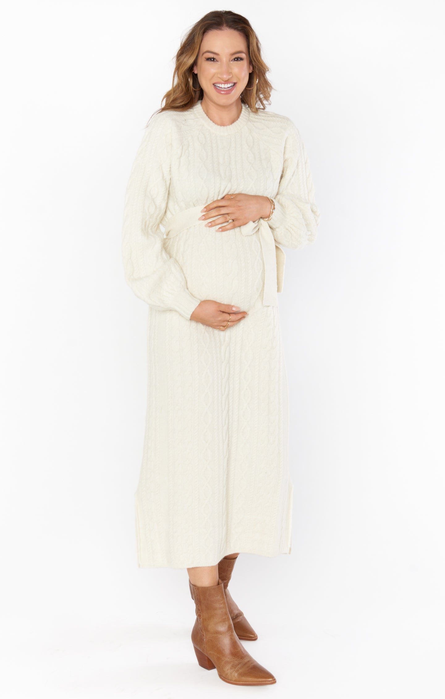 Barb Sweater Dress ~ Chunky Cable Knit – Show Me Your Mumu