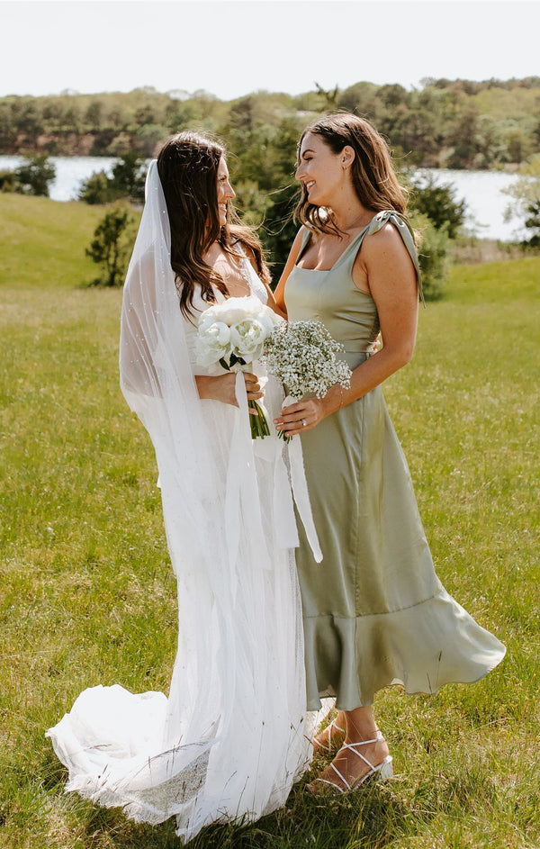 Flatter Me Later Relaxed Dress in Moss main image 0