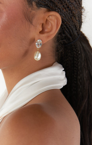 [BLACKMUSE] KARA着用☆Pearl hoop stone drop Earrings shadesofpinck_3.939946_grande.