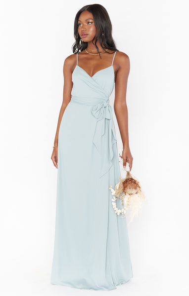 Hacienda maxi dress silver hotsell sage crisp