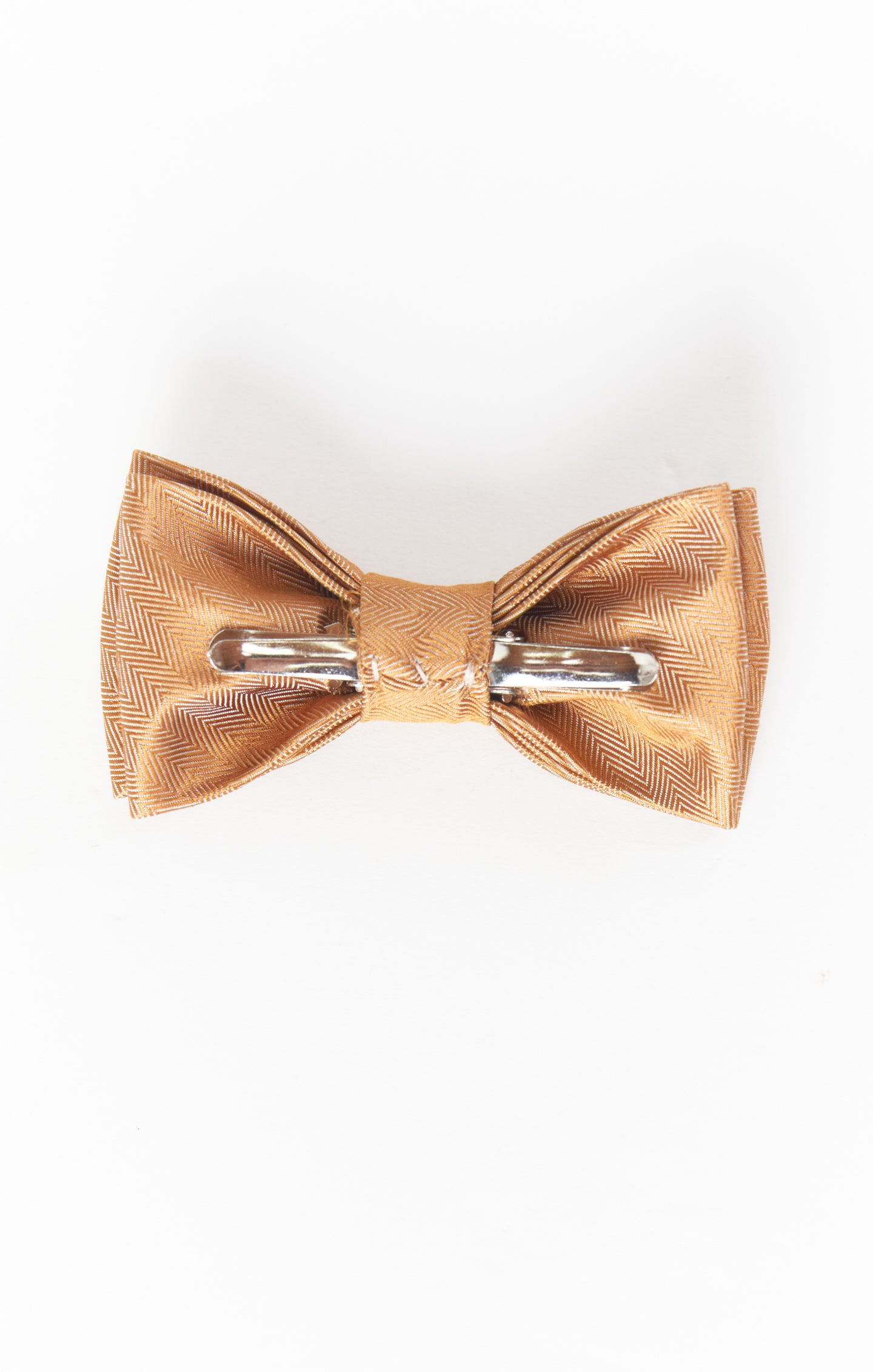 copper gold bow tie