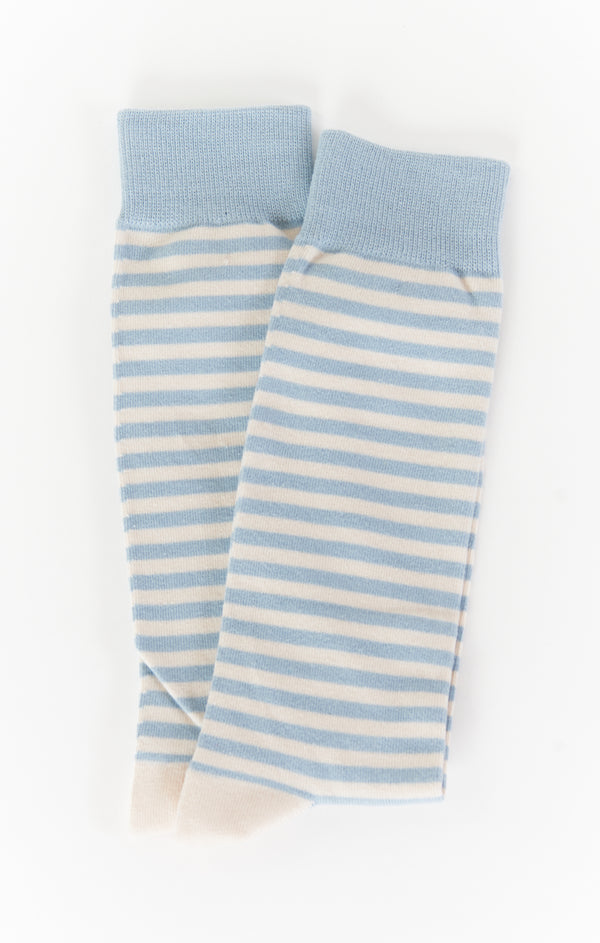 Owen Sock ~ Steel Blue Stripe – Show Me Your Mumu