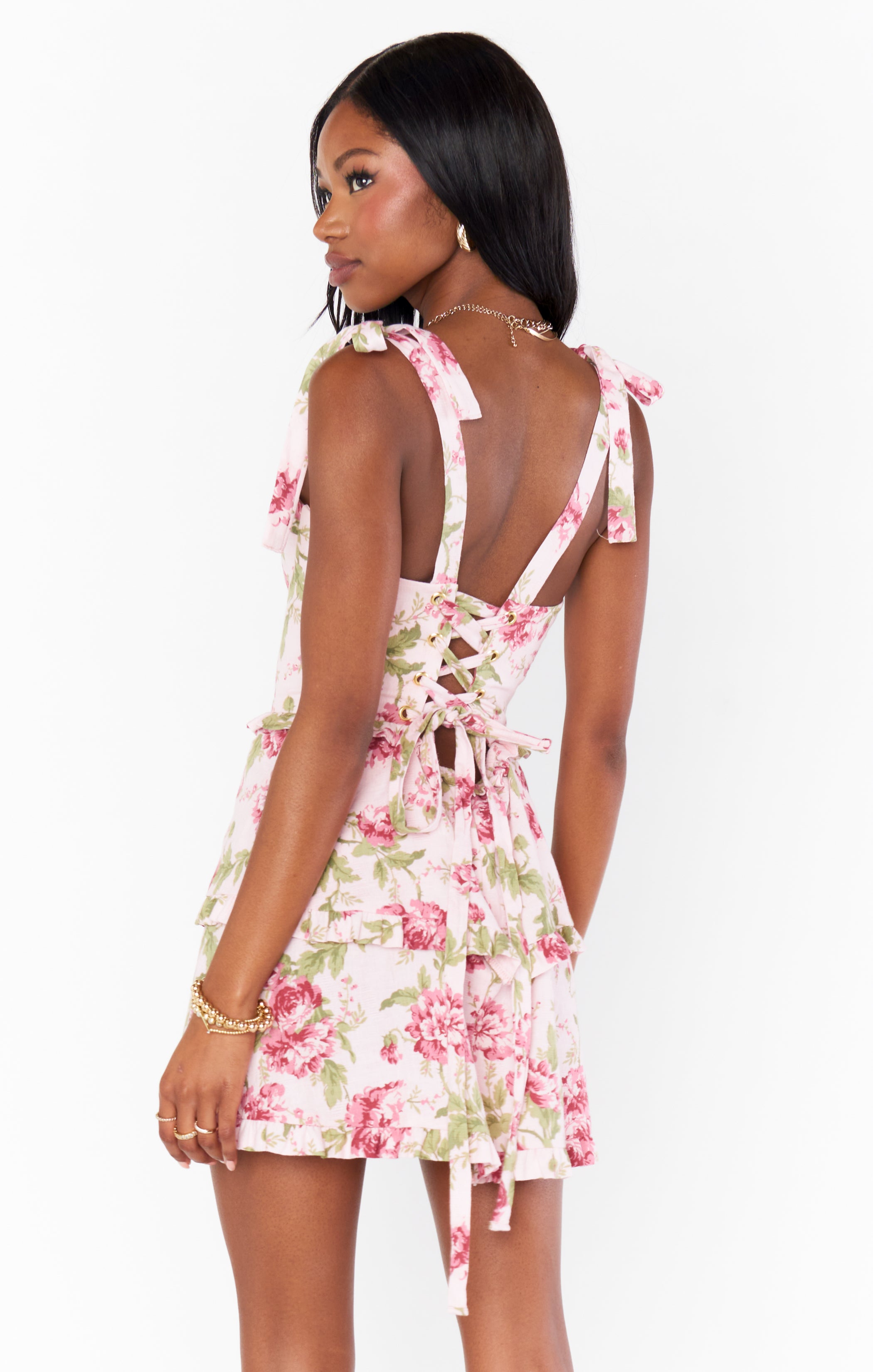 Lady Corset Mini Dress ~ Garden Romantic Show Me Your Mumu Lady Corset Mini Dress ~ Garden Romantic Show Me Your Mumu