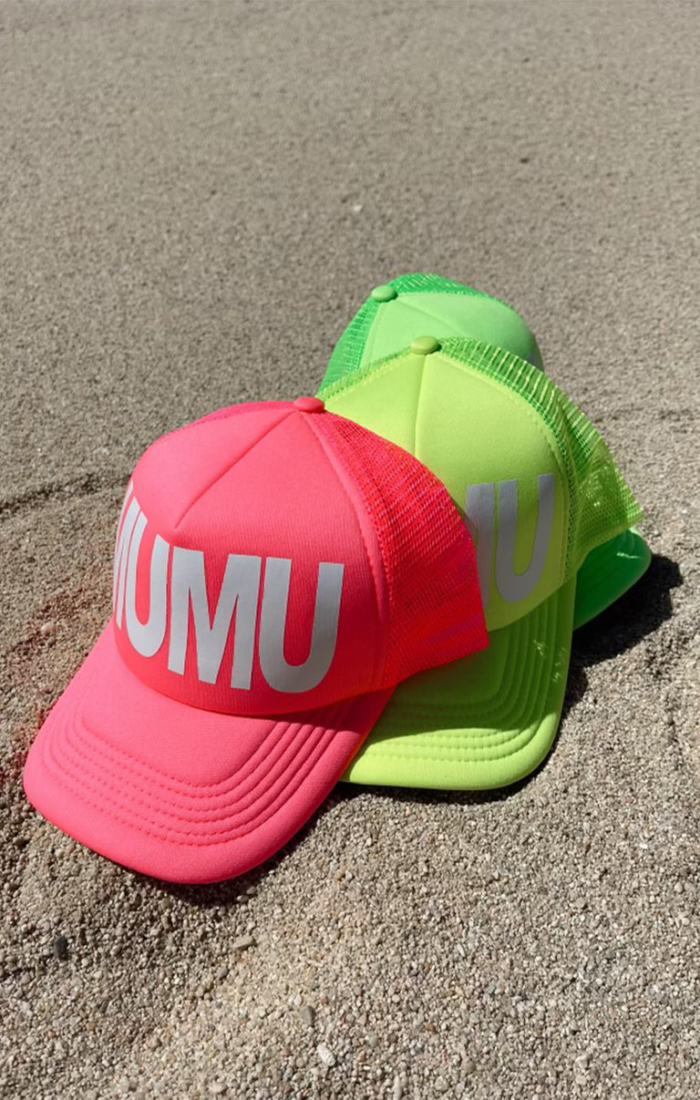 MUMU Trucker Hat ~ Neon Pink – Show Me Your Mumu display picture 2